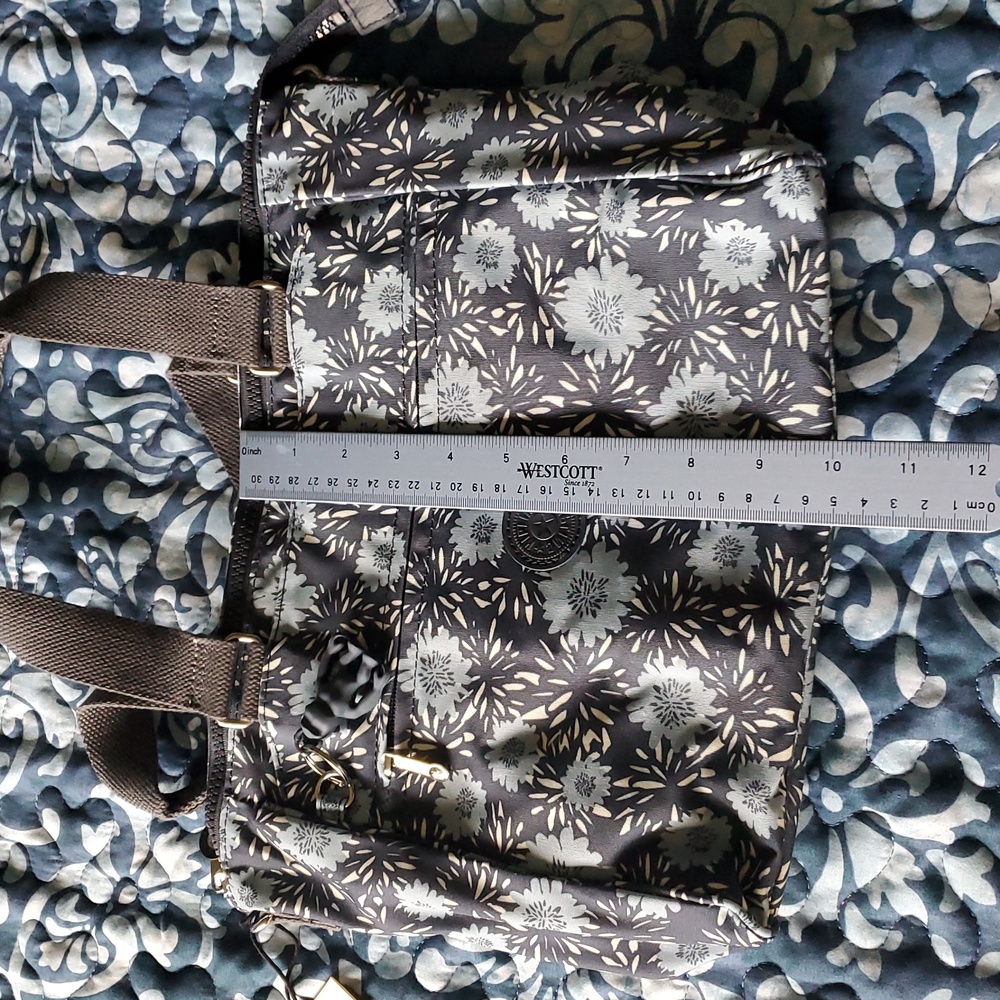 Kipling Revir Blue Floral Garden Shoulder Bag New - Picture 6 of 8